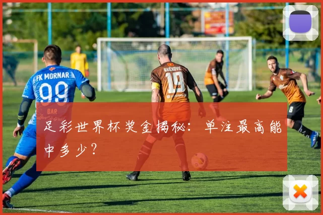 足彩世界杯奖金揭秘：单注最高能中多少？